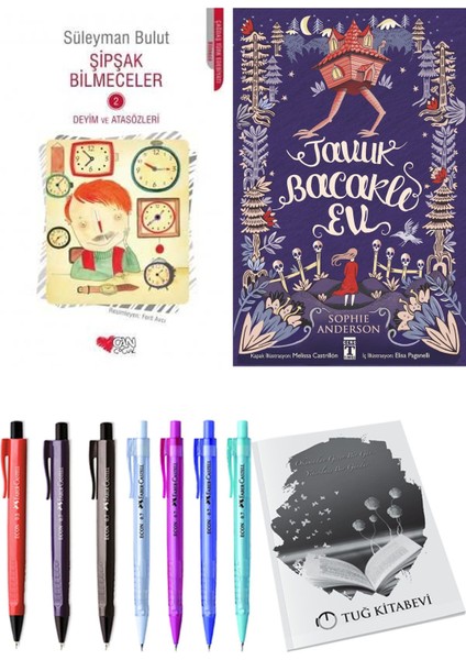 Tavuk Bacaklı Ev ve Şipşak Bilmeceler 2 2'li Set - Kalem