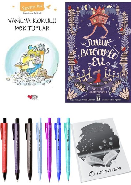 Tavuk Bacaklı Ev ve Vanilya Kokulu Mektuplar 2'li Set - Kalem