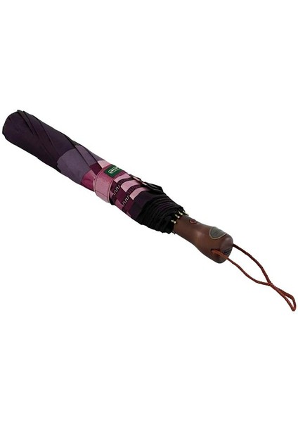April Lüx Şemsiye Bordo Desen 32-L