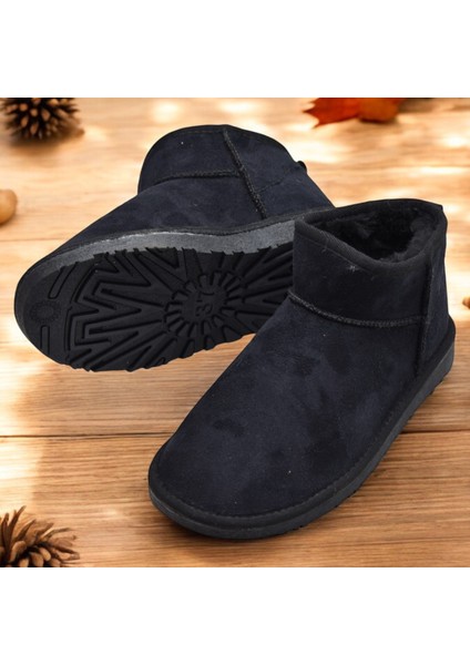 389 Günlük Kadın Bot Ayakkabı Kışlık Kürklü Sade Düz Kadın Bot fiyatları