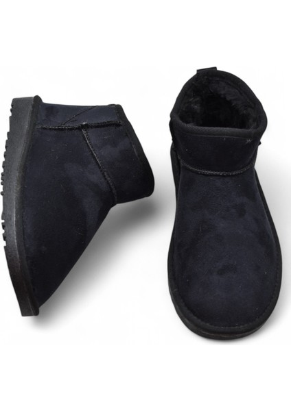 389 Günlük Kadın Bot Ayakkabı Kışlık Kürklü Sade Düz Kadın Bot modelleri
