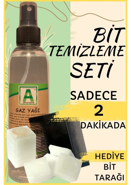 Bit Seti - Gaz Yağı(150cc) - Kafurun Tablet - Bit Tarağı