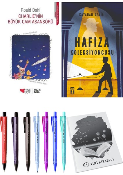 Hafıza Koleksiyoncusu ve Charlie'nin Büyük Cam Asansörü 2'li Set - Kalem