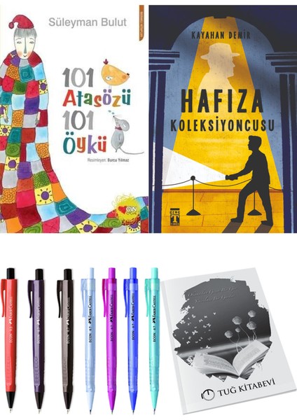 Hafıza Koleksiyoncusu ve 101 Atasözü 101 Öykü Süleyman Bulut 2'li Set - Kalem
