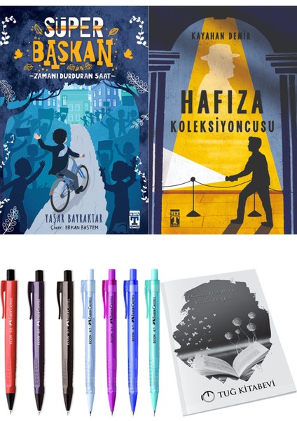 Hafıza Koleksiyoncusu ve Süper Başkan Zamanı Durduran Saat 2'li Set - Kalem