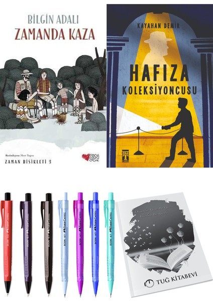 Hafıza Koleksiyoncusu ve Zamanda Bisikleti 3 Zamanda Kaza 2'li Set - Kalem