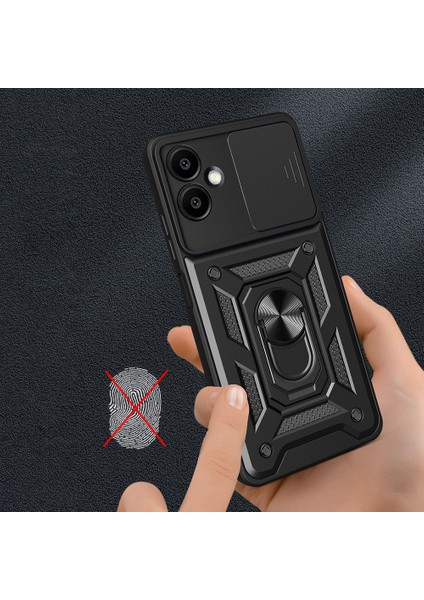 Samsung Galaxy A06 Kılıf Ultra Korumalı Yüzüklü Manyetik Kamera Korumalı Sürgülü Vega fiyatları
