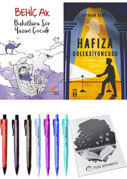 Hafıza Koleksiyoncusu ve Bulutlara Şiir Yazan Çocuk 2'li Set - Kalem