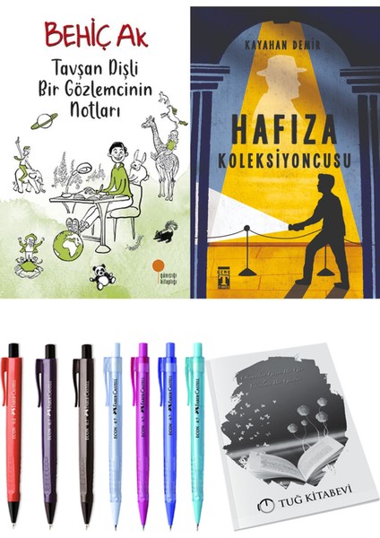 Hafıza Koleksiyoncusu ve Tavşan Dişli Bir Gözlemcinin Notları 2'li Set - Kalem