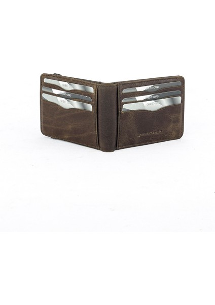 Hakiki Deri Erkek Kartlık Crazy Kahve 755 fırsatları