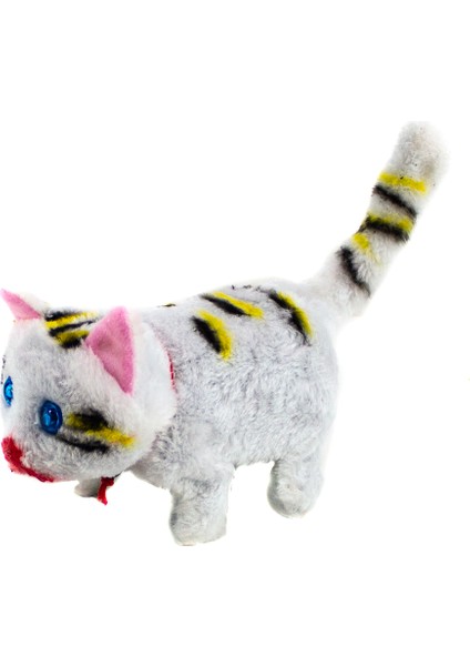 Oyuncak Kedi Sesli Hareketli Sevimli Kedi 17 cm