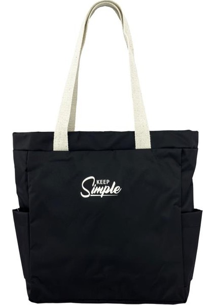 Keep Simple Kadın Çanta Kumaş Siyah 7008