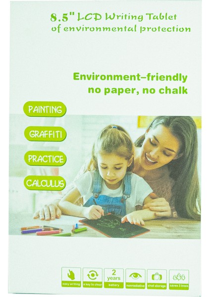 Çocuk Yazı Tahtası Dijital Ekran Kalemli 20*15 cm Yeşil fiyatları