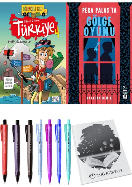 Pera Palas'ta Gölge Oyunu ve Güzel Ülkem Türkiye 4 2'li Set - Kalem