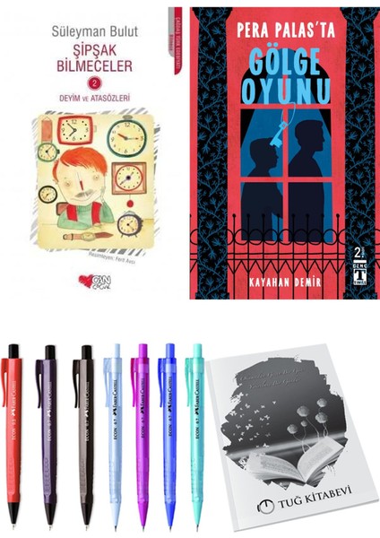 Pera Palas'ta Gölge Oyunu ve Şipşak Bilmeceler 2 2'li Set - Kalem