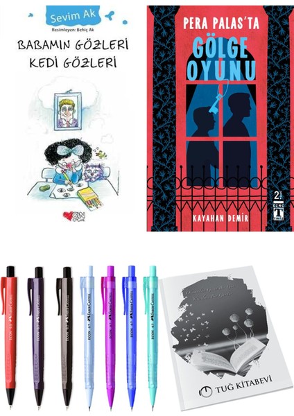 Pera Palas'ta Gölge Oyunu ve Babamın Gözleri Kedi Gözleri 2'li Set - Kalem