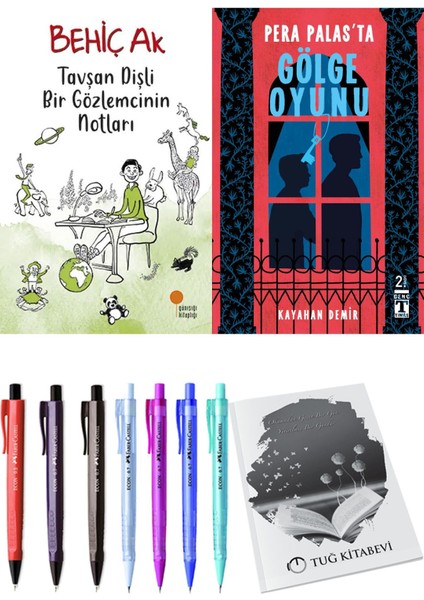 Pera Palas'ta Gölge Oyunu ve Tavşan Dişli Bir Gözlemcinin Notları 2'li Set - Kalem