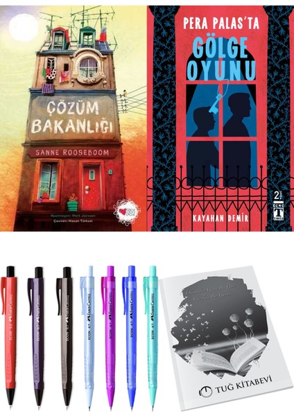 Pera Palas'ta Gölge Oyunu ve Çözüm Bakanlığı 2'li Set - Kalem