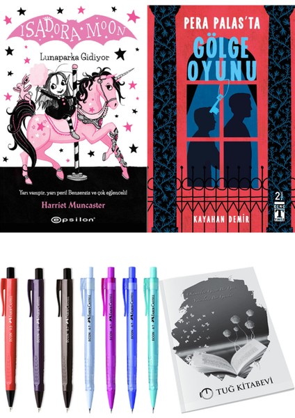 Pera Palas'ta Gölge Oyunu ve Isadora Moon 7 Lunaparka Gidiyor 2'li Set - Kalem
