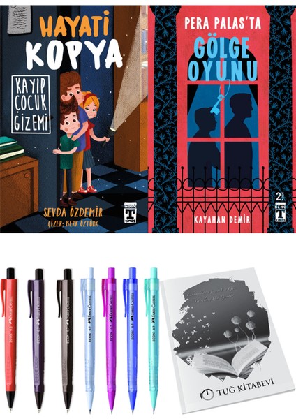 Pera Palas'ta Gölge Oyunu ve Hayati Kopya Kayıp Çocuk Gizemi 2'li Set - Kalem