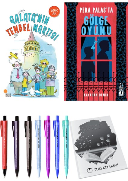 Pera Palas'ta Gölge Oyunu ve Galata'nın Tembel Martısı 2'li Set - Kalem