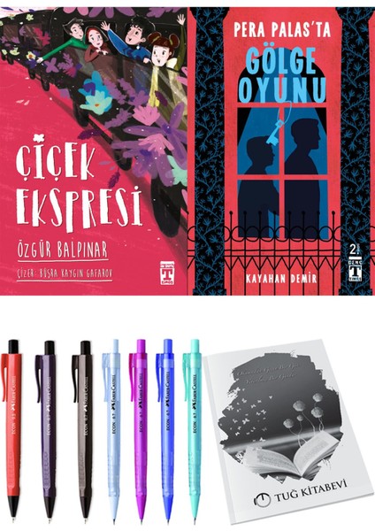 Pera Palas'ta Gölge Oyunu ve Çiçek Ekspresi 2'li Set - Kalem