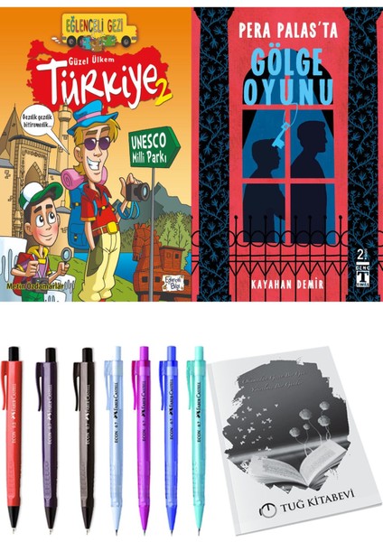 Pera Palas'ta Gölge Oyunu ve Güzel Ülkem Türkiye 2 2'li Set - Kalem