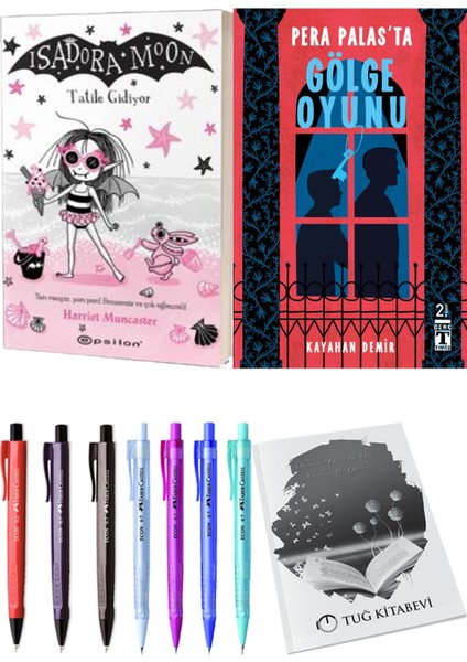 Pera Palas'ta Gölge Oyunu ve Isadora Moon 11 Tatile Gidiyor 2'li Set - Kalem