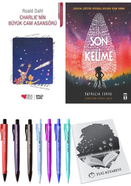 Son Kelime ve Charlie'nin Büyük Cam Asansörü 2'li Set - Kalem