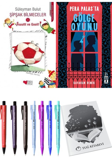 Pera Palas'ta Gölge Oyunu ve Şipşak Bilmeceler 3 2'li Set - Kalem