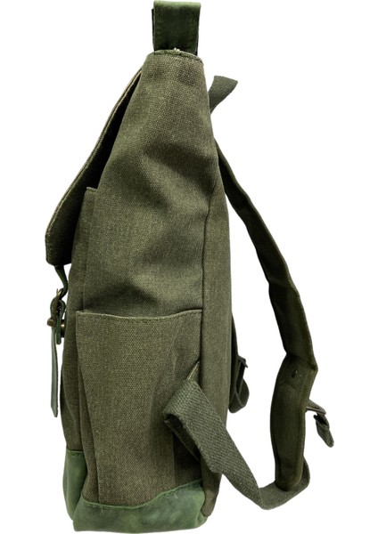 Kanvas Deri Su Geçirmez Laptop Bölmeli Gezi Okul Seyahat Kamp Sırt Çantası 29 cm x 39 cm modelleri