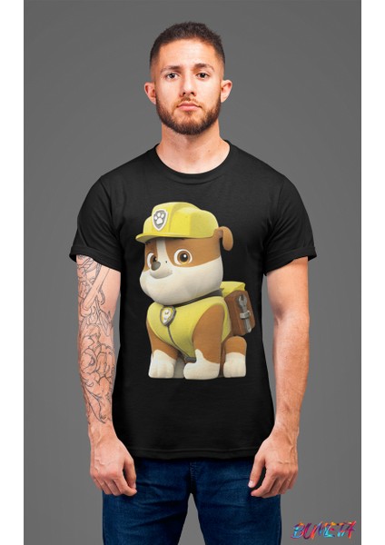 Paw Petrol Rubble Karakter Characters Unisex Tişört T-Shirt