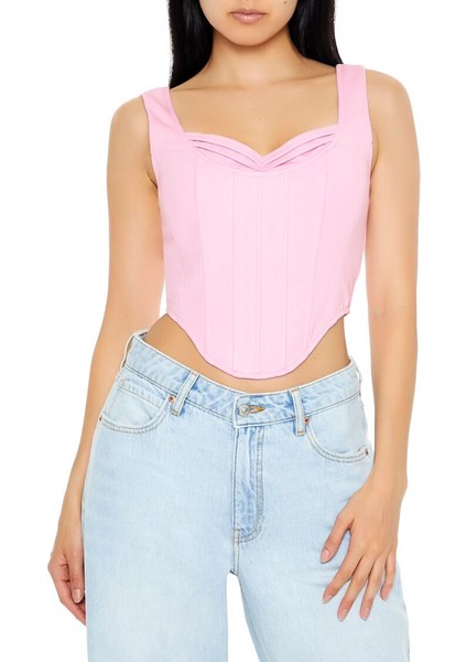 F21 Kalp Yaka Korse