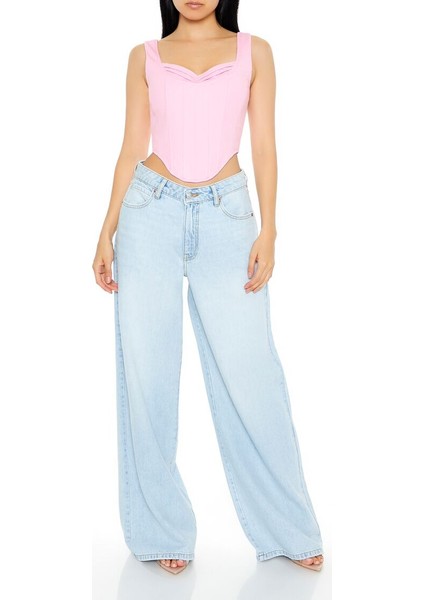 F21 Kalp Yaka Korse