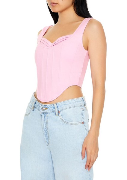 F21 Kalp Yaka Korse