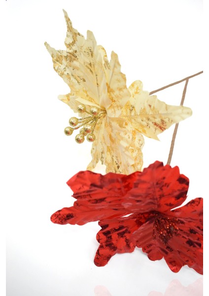 Premium 25*25 cm Yılbaşı Süs Yapay Çiçek fırsatları