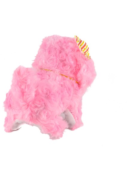 Oyuncak Peluş Köpek Sevimli Köpek Sesli Hareketli Pembe