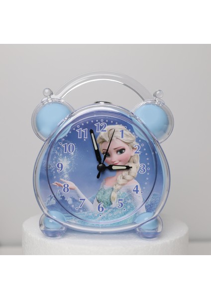 Dekoratif Masa Üstü Disney Frozen Çalar Saat