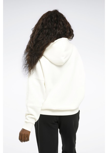 Lux Oversızed Hoodıe Ekru Kadın Sweatshirt fırsatları