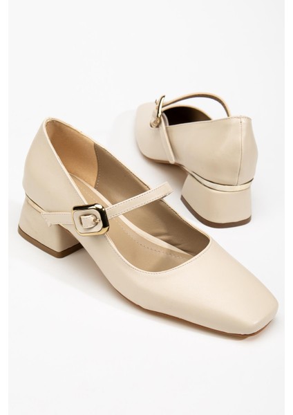 Suins Henin Model Toka Detaylı Kadın Kısa Topuklu Ayakkabı modelleri