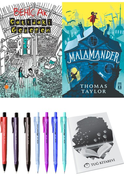 Malamander ve Çatıdaki Gezegen 2'li Set - Kalem