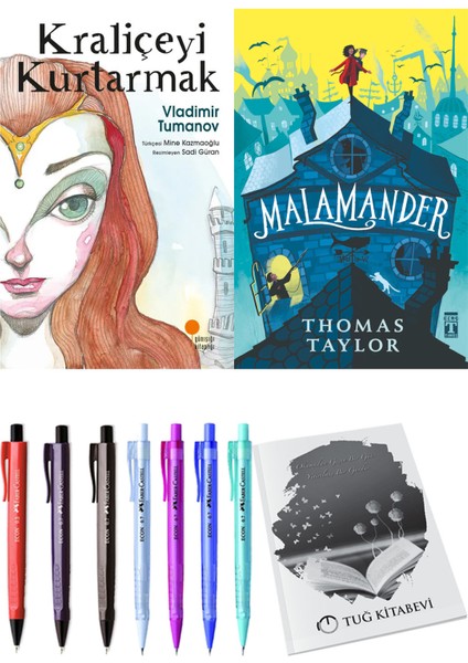 Malamander ve Kraliçeyi Kurtarmak 2'li Set - Kalem