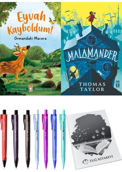 Malamander ve Eyvah Kayboldum! Ormandaki Macera 2'li Set - Kalem