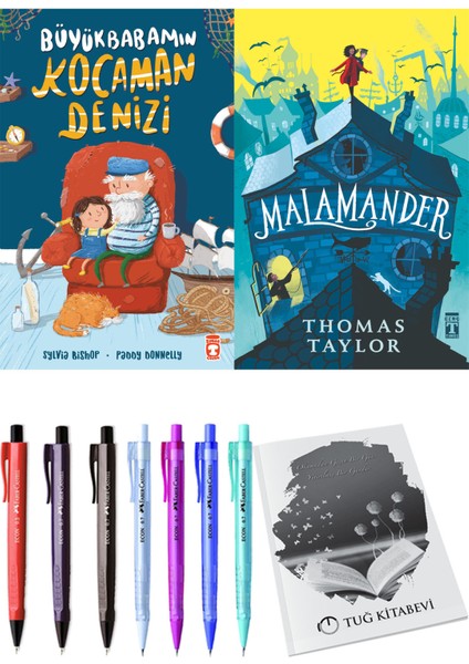 Malamander ve Büyükbabamın Kocaman Denizi 2'li Set - Kalem