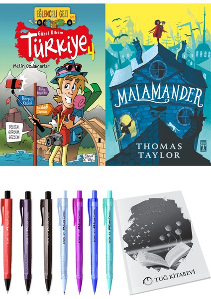 Malamander ve Güzel Ülkem Türkiye 4 2'li Set - Kalem