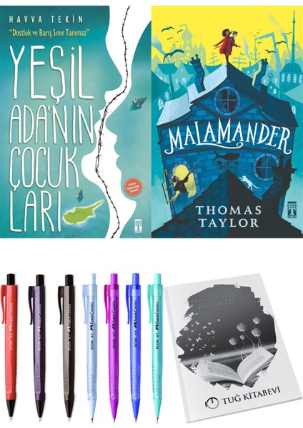 Malamander ve Yeşil Adanın Çocukları 2'li Set - Kalem