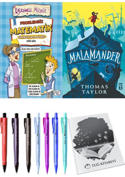 Malamander ve Problemsiz Matematik 2'li Set - Kalem
