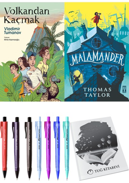 Malamander ve Volkandan Kaçmak 2'li Set - Kalem