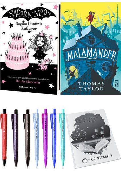 Malamander ve Isadora Moon 4 Doğum Gününü Kutluyor 2'li Set - Kalem