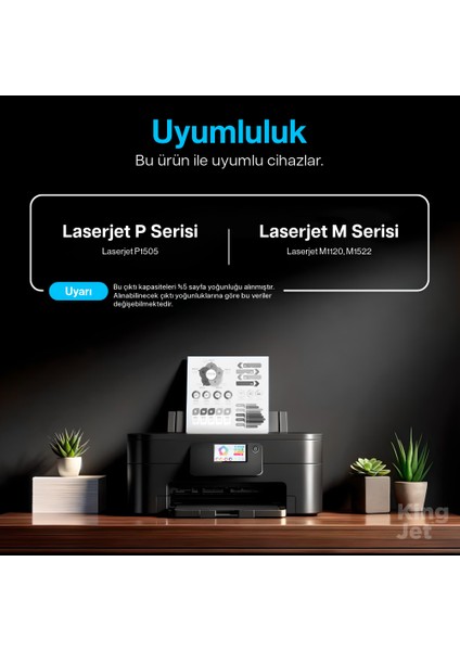 Kingjet® 36A / CB436A 2'li Paket - Hp Uyumlu Çipli Muadil Toner fırsatları